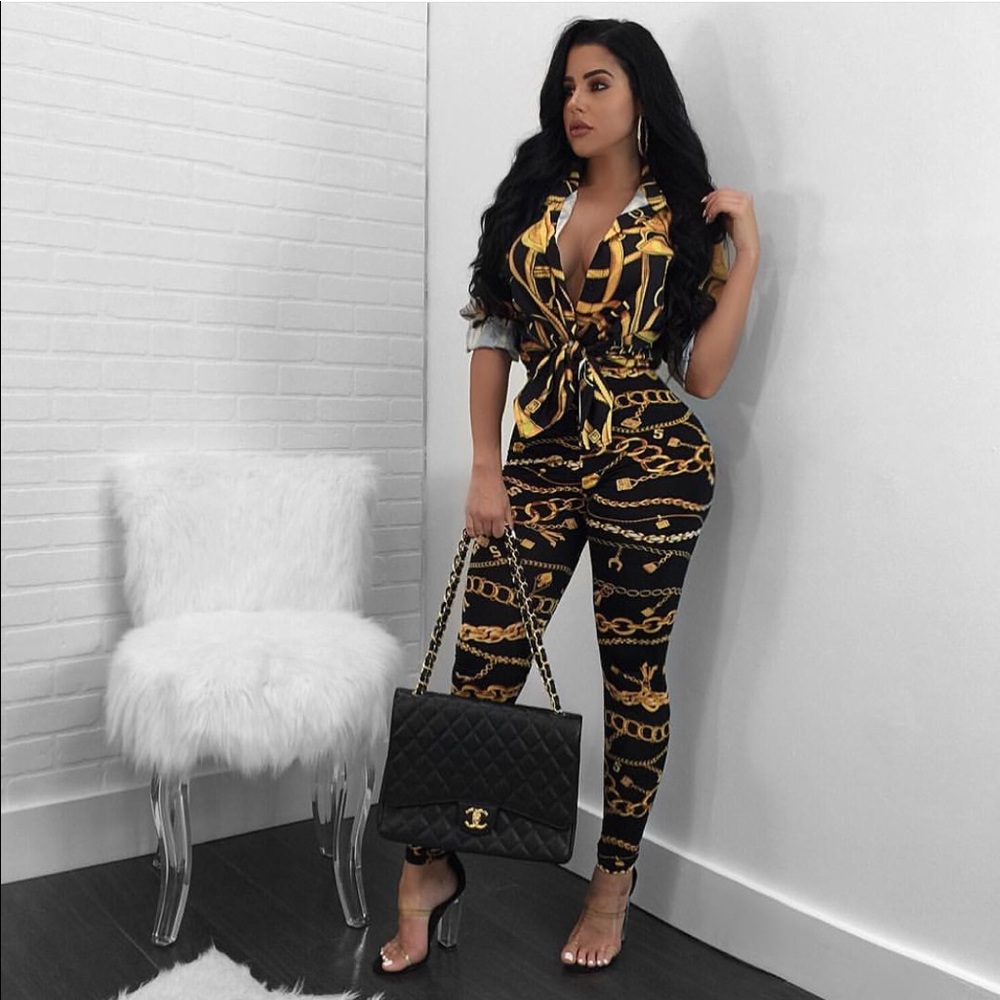 Versace inspired top